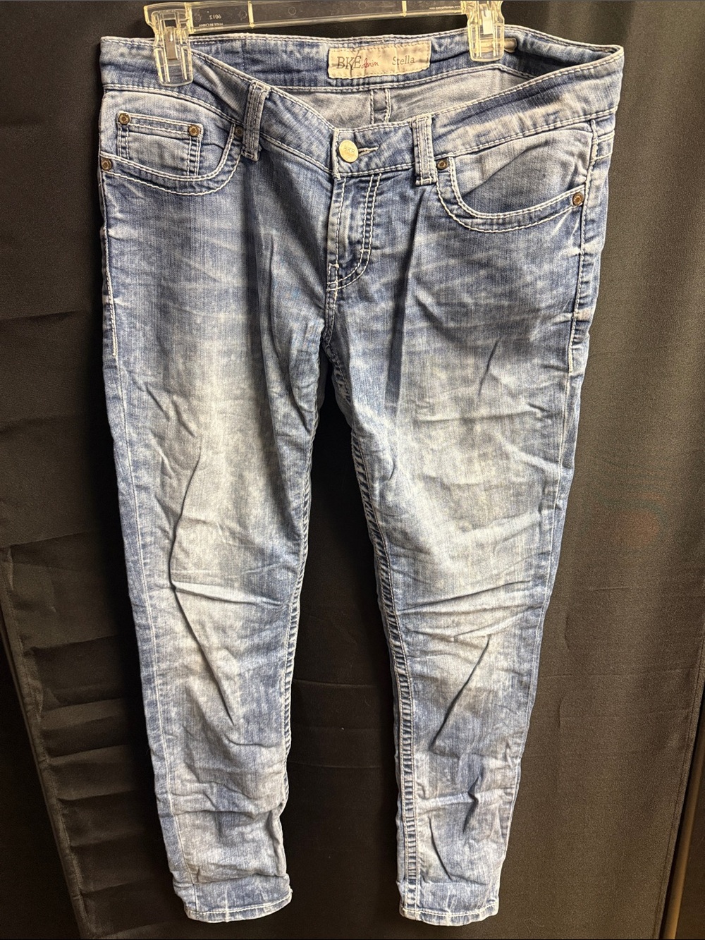 BKE Women’s Light Blue Boyfriend Jeans